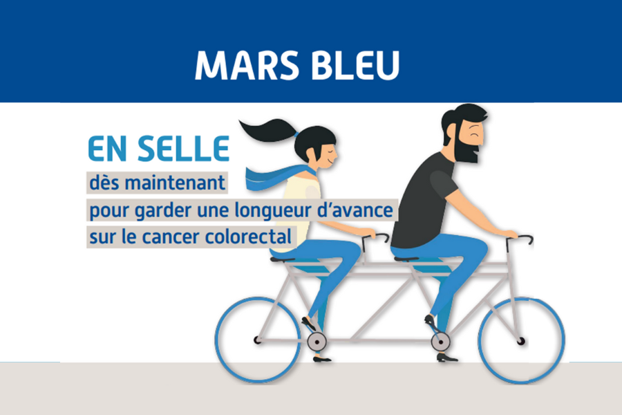 ccmo mutuelle - mars bleu - actions en agences - sensibilisation au dépistage du cancer colorectal